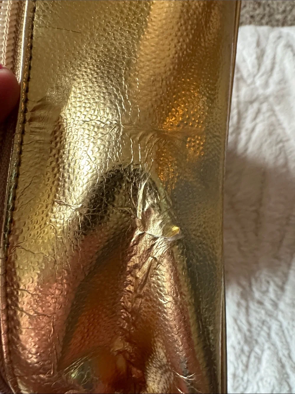 Michael Kors Metallic Gold 'Very Hollywood' Toiletry Pouch